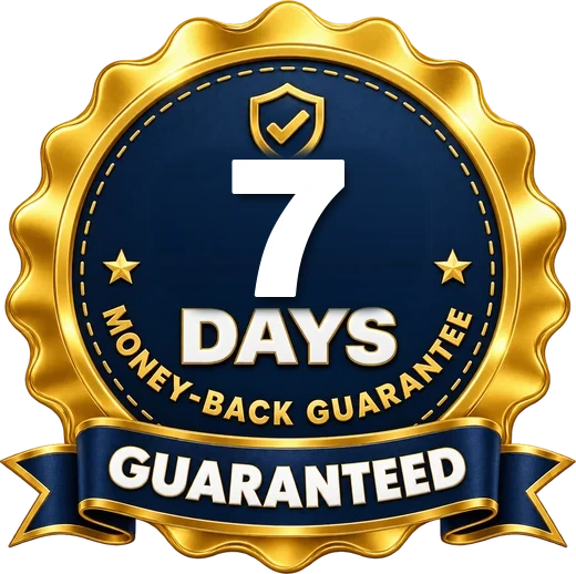 7-day money-back guarantee