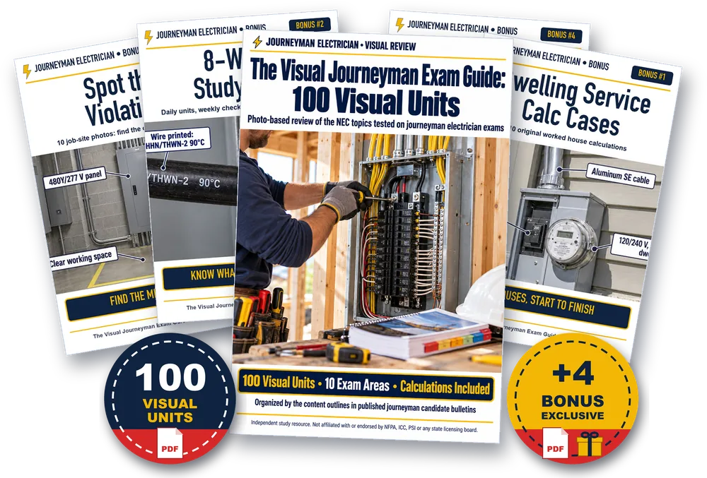 The Visual Journeyman Exam Guide with 4 bonuses
